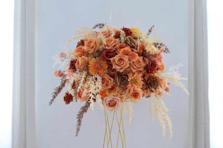 Luxury Flower Balls Collection - Terracotta brown mixed