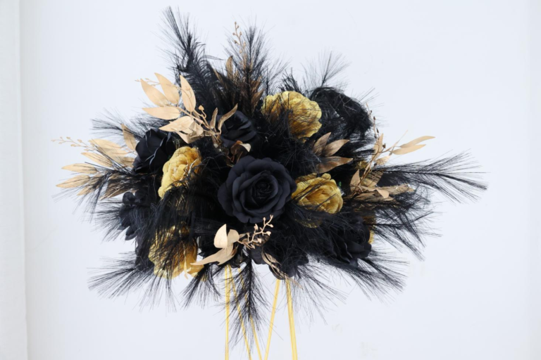 Luxury Flower Balls Collection - Black+Gold