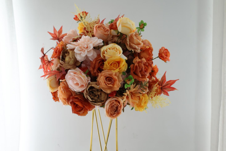 Luxury Flower Balls Collection - Champagne+ Orange