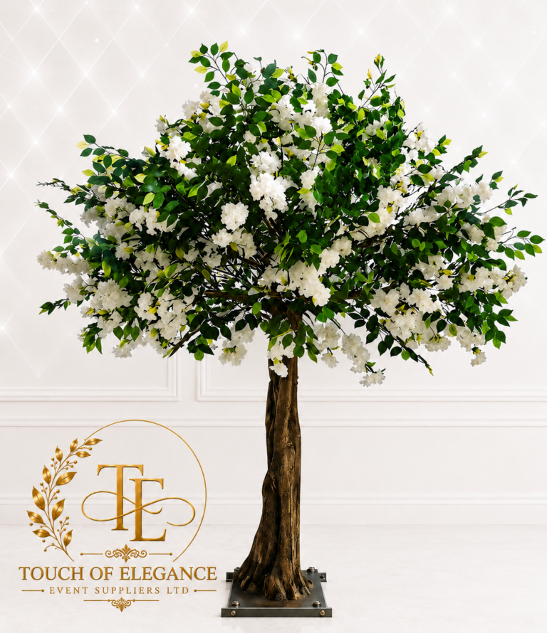 Premium Artificial Floral Trees - White (GS 3)