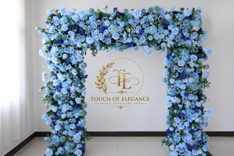 Statement Flower Arch - Blue