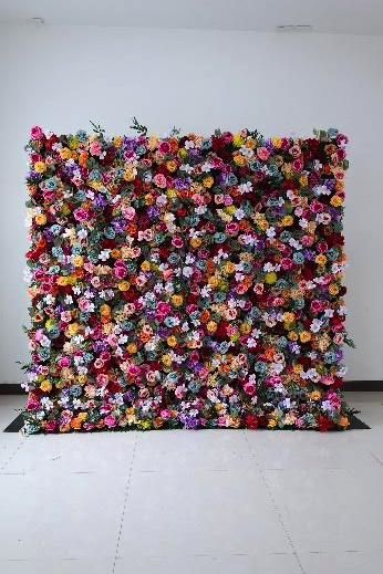 Premium 3D Flower Wall - Multi color mixed