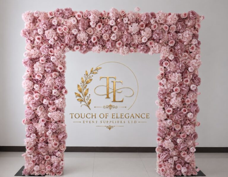 Statement Flower Arch - Pink