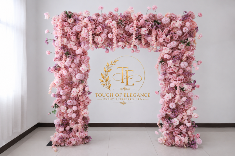 Statement Flower Arch - Pink Mixed